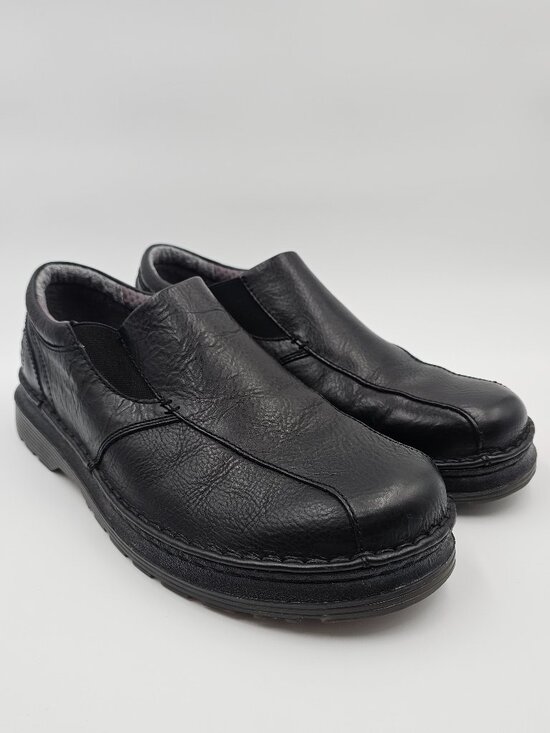 Dr. Martens Tevin Slip On Black Leather Loafer Comfort Shoes Men\'s 10 Women\'s 11 main image 8